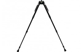 Harris Bipods S-25CM-LOK Swivel 25C M-LOK, 13.5-27", Black Steel/Aluminum, Rubber Feet