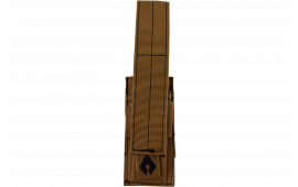 Advance Warrior Solutions PSMPTN Single Mag Pouch Pistol Tan Polyester, Molle Attachment