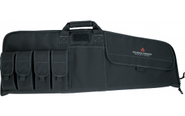 Advance Warrior Solutions RA36RCBL Raptor 36" Black Polyester for Tactical Rifle, 4 Mag Pouch