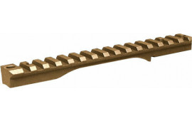 Christensen Arms 8100001204 Scope Base Burnt Bronze Cerakote Aluminum For Remington 700 Rifle Short Action 0 MOA