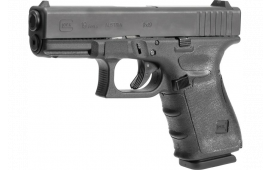 Hogue 17240 Wrapter Adhesive Grip made of Rubber with Black Finish & Grain Texture for Glock 19, 19 MOS, 23 & 32 Gen4