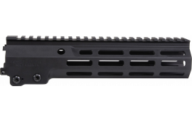 Geissele Automatics 05651B Super Modular Rail MK16 9.50" M-LOK, Black Aluminum for AR Platform, Barrel Nut Included
