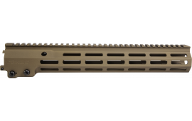 Geissele Automatics 05650S Super Modular Rail MK16 13.50" M-LOK, Desert Dirt Aluminum for AR Platform, Barrel Nut Included