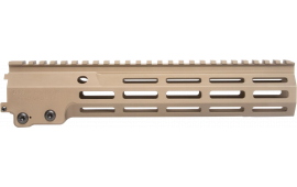 Geissele Automatics 051073S Super Modular Rail MK16 10.50" M-LOK, Desert Dirt Aluminum for AR Platform, Barrel Nut Included