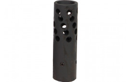 Alexander Arms MBMMB64KIT Millennium Muzzle Brake Kit Black Steel with 49/64-20 RH tpi Threads 4" OAL 3.50" Diameter for 50 Beowulf