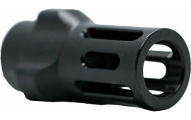 Angstadt Arms AA093LHB36 Flash Hider Black Hardcoat Anodized Steel with 1/2"-36 tpi Threads 1.42" OAL for 9mm Luger