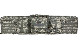 GPS Bags GPSDRC55ACU Double A-TACS AU 600D Polyester with 2 Padded Pistol Sleeves, Molle Webbing & Lockable Zippers 55" L x 12.75" H x 9" W Exterior Dimensions