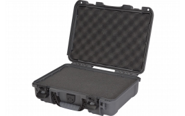 Nanuk 9101007 910 Waterproof Graphite Resin with Foam Padding & Airline Approved 13.20" L x 9.20" W x 4.10" H Interior Dimensions