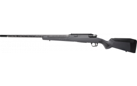 Savage Arms 57897 Impulse Mountain Hunter 2+1 24" Threaded Proof Research Carbon Fiber Barrel, Gray AccuStock with Black Rubber Cheek Piece and Grips