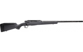 Savage Arms 57902 Impulse Mountain Hunter 3+1 24" Threaded Proof Research Carbon Fiber Barrel, Gray AccuStock with Black Rubber Cheek Piece and Grips