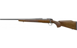 Bergara Rifles B14S002L B-14 Timber 4+1 22", Graphite Black Cerakote, Walnut Monte Carlo Stock (Left Hand)