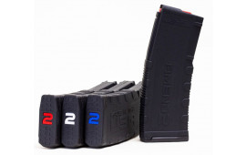 Amend2 3PACK556BLK30 MOD-2 30+1 5.56 NATO Fits AR-15 Red/White/Blue Polymer