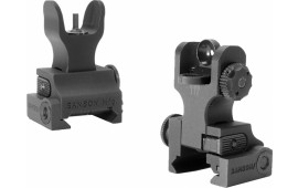 Samson QF-FFS-FRS Quick Flip HK Front/A2 Rear Rail Mount AR-15 Aluminum Black