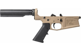Aero Precision M5 (.308) Carbine Complete Lower Receiver with A2 Grip, No Stock - FDE Cerakote - APAR308215