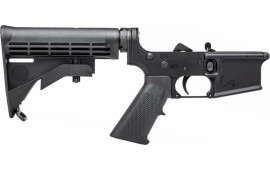 Aero Precision AR15 Complete Lower Receiver, Standard - Anodized Black - APAR501111