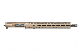 Aero Precision M4E1 Complete Upper, 16" .223 Wylde SS QPQ Mid-Length Barrel, EM-15 GEN 2 Handguard, FDE Cerakote - APAR600252M72