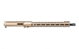 Aero Precision EPC-9 Threaded 16" 9mm Complete Upper Receiver with 15" ATLAS S-ONE Handguard - Cerakote FDE - APAR620115M87