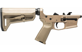 Aero Precision EPC 9 Carbine Complete Lower Receiver w/ MOE Grip and MOE SL-K Carbine Stock - Cerakote FDE - APAR620563