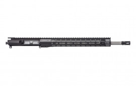 Aero Precision M4E1 Threaded 18" .223 Wylde Fluted Complete Upper Receiver with 15" ATLAS R-ONE Handguard - Anodized Black - APAR700705M51