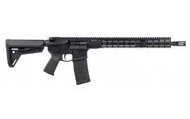 Aero Precision M4E1 Threaded Complete Rifle, 16"5.56x45mm Mid-Length Barrel, RM15 M-LOK Handguard, MOE Grip & SL Stock - Black - APCR640437