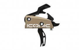 Rise Armament Iconic 2-Stage 3lb Trigger w/ Anti-Walk Pins - FDE - APRH101776C
