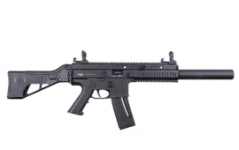 Mauser Rimfire 415.00.18 M-15 SD 16.50" 22+1 with Faux Suppressor Overall Black Side Folding Stock Adjustable Cheekrest & Flip-Up Sights