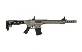 Citadel Boss 25 Semi-Automatic Shotgun 18.7" Barrel 12GA 5-Rd Mag - Tungsten Grey Cerakote Finish - 2512-TG