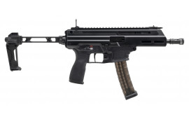 Springfield Armory Kuna 9mm Semi-Auto Pistol, Roller Delayed Blowback, w/ Strike Industries Folding Brace, Hybrid Flip Up Sights, (2) 30rd Magazines - KN9069B-FSA