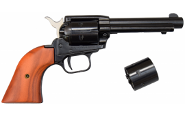 Heritage Rough Rider Revolver - .22 LR / .22 Mag Combo, 4.75" Blued with Wood Grips