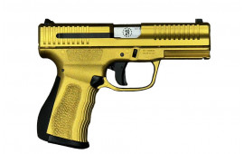 FMK G3 Trump Signature 9mm 3.87" Barrel 14rd Semi-Auto Pistol, Optic Ready, Gold / Silver Cerakote