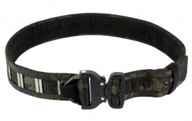 GBRS Group Assaulter V3 Belt System, 20 Molle Sections, 1.75" Cobra Buckle with D-Ring, 1.5" Nylon Scuba Webbing Construction, Multicam Black - LARGE