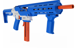 GameFace Prime Blaster By Crosman - Pump Action Foam Dart Gun - Spring Powered - 130 FPS - 15 Round Capacity - Blue - Rated 16 Years Plus - GFJBB