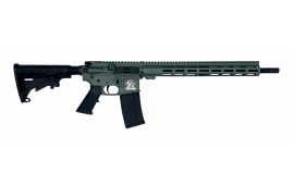Great Lakes Firearms AR-15 Rifle, .223 Wylde 16" Black Nitride Barrel, 15.25" M-LOK Rail, 7075 T6 Receiver, Charcoal Green Cerakote ,GL15223 CHG 