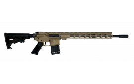 Great Lakes Firearms AR-15 Rifle, .450 Bushmaster, 18" 4150 CRMOV Barrel, 15.25" M-LOK Rail, 6 Position M4 Stock, Flat Dark Earth Cerakote GL15450 FDE