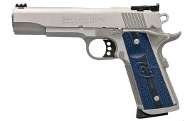 Colt Gold Cup Trophy Handgun .38 Super 9rd Mag 5" Barrel Stainless Finish G10 Grips Fiber Sights