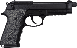 EAA Girsan Regard MC BX 9mm Semi-Auto Pistol, 4.9" Threaded Barrel G10 Grips, 18 Round. 