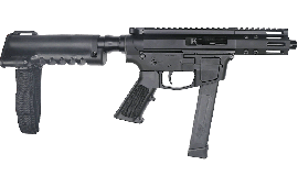 Foxtrot Mike FM-9 Semi-Automatic AR-15 Pistol 9mm 5" Threaded Barrel - 7920-9MM-5 W / Free Sylvan Pistol Brace. 