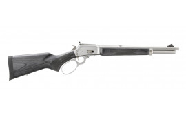 Marlin 70451 1894 Trapper 44 Magnum/.44 Special, Lever Action Rifle, Stainless, 16.1" Barrel, Grey Laminate Stock/Handguard, Large Loop Lever