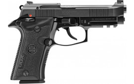 Beretta J80XBLK13 80X Cheetah 13+1 3.90" Black Optic Ready/Serrated Slide, Black Anodized Aluminum Frame w/Picatinny Rail & Beavertail, Black Plastic Grip Panels