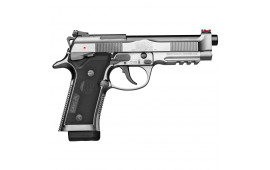 Beretta 92X Performance Double/Single Action Semi-Automatic 9x19mm Pistol, 4.9" Barrel, (2) 15 Round Magazines - Nistan Alloy Finish - J92XR21