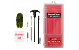 KleenBore KDS9 Dual Kleen Rod & Pull Through Rope Cleaner 9mm/357 Mag/38 Cal Handgun  Nylon/Phosphor Bronze Bristles