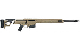 Barrett 18491 MRAD  308 Win 22" 10+1 Flat Dark Earth Cerakote Flat Dark Earth Folding with Adjustable LOP Stock Black Polymer Grip