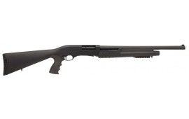 Ermox XPro-P 12 Gauge 18.5" Barrel Pump Action Shotgun, 3 Chambers, 5+1 Capacity, Pistol Grip Stock
