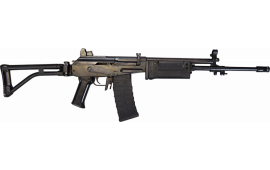 JRA Gallant Rifle, Gen II, 5.56 NATO, Semi-Auto, 18" Barrel W/ Comp, No Bayonet Lug, Side Fold Stock, Polymer Handguard, Case, 30 Rd Mag - Service Grade