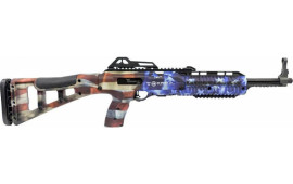 Hi-Point - Hydro Dipped Grand Union Flag Semi-Automatic Rifle - 16.5" Barrel - 9mm - 10+1 Round Magazine - 995TSFLG