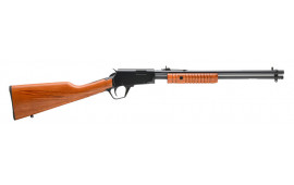 Rossi RP22W201WD Gallery Pump 12+1 20", Black Polished Barrel/Rec, Hardwood Stock, Fiber Optic Sights