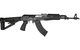 Zastava Arms ZPAP M70 AK-47 Rifle 7.62x39 30rd - New 16.3" Chrome-Lined Barrel, 1.5mm Receiver and Bulged Trunnion, Black Furniture - ZR7762BM