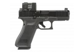 Glock 45 Semi-Automatic 9x19mm Striker Fired Pistol, Aimpoint ACRO Optic, 4.02" Barrel, (3) 17 Round Magazines - PA455S303M7A1