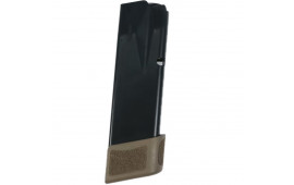 Canik MA2278D MC9 15rd 9mm Magazine Fits Canik MC9 w/ Grip Extension Flat Dark Earth Steel