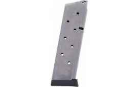 1911 .45 ACP 8 Round Magazine - Fits virtually all standard 1911.45 ACP pistols. Stainless Finish